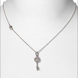 Juicy Couture Silver Key Necklace